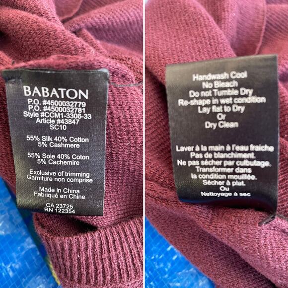 Babaton Aritzia Bailey Open Back Sweater S - Picture 8 of 9